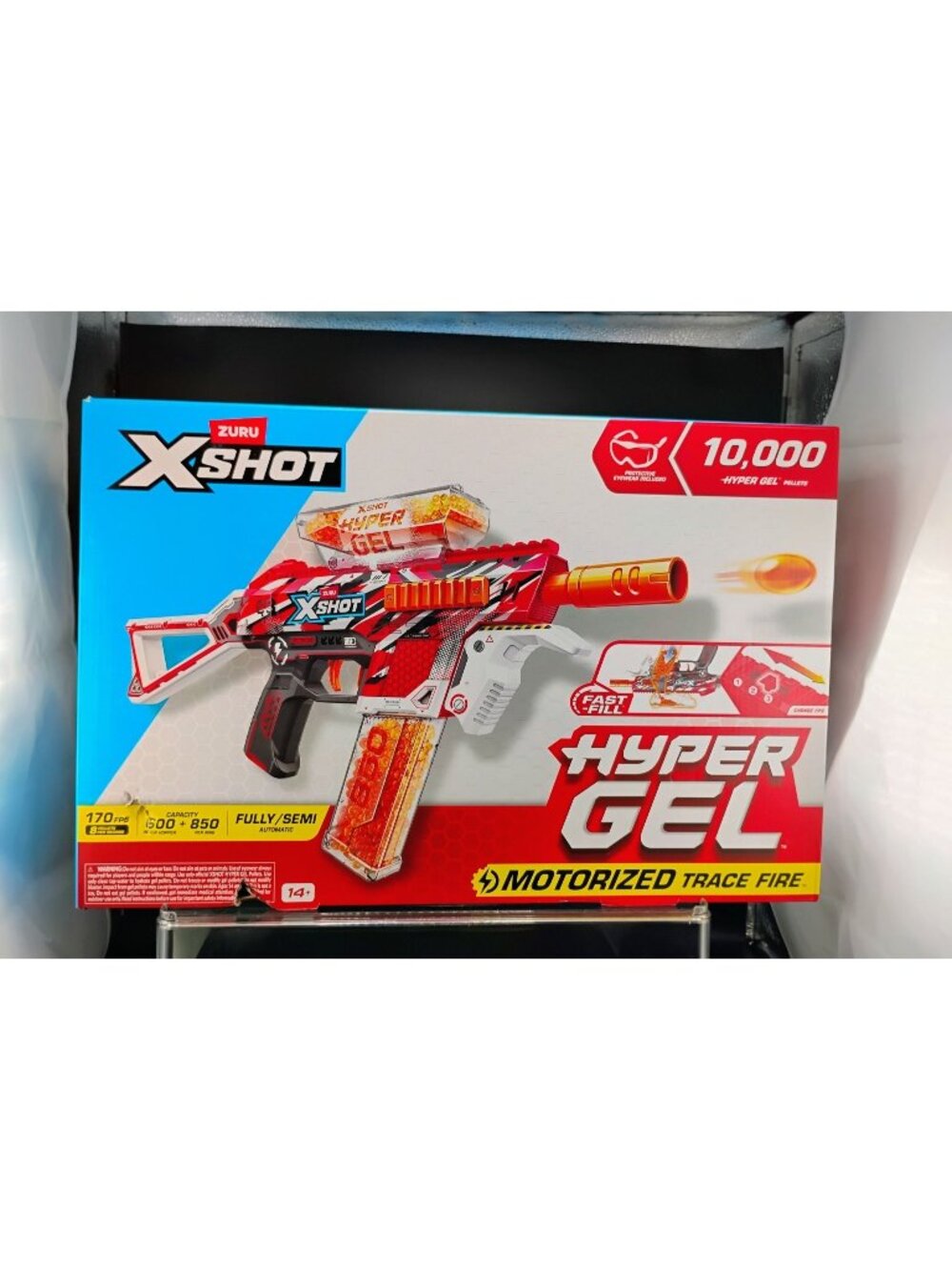 Zuru X-Shot Hyper Gel Motorized Trace Fire Blaster